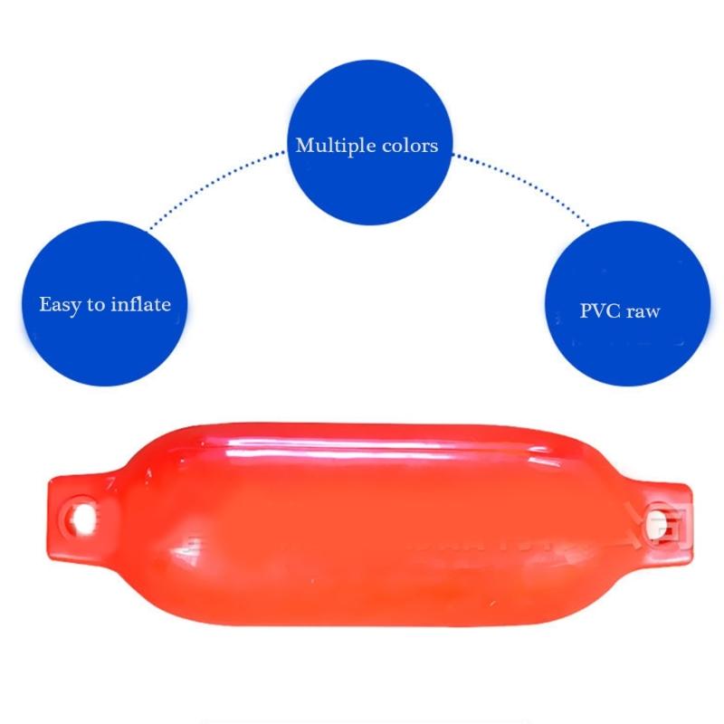 Marine Boat Fenders PVC Bumpers Reinforced Eyelet Fenders Simple Installs for Docking & Collision Resistance of Yachts