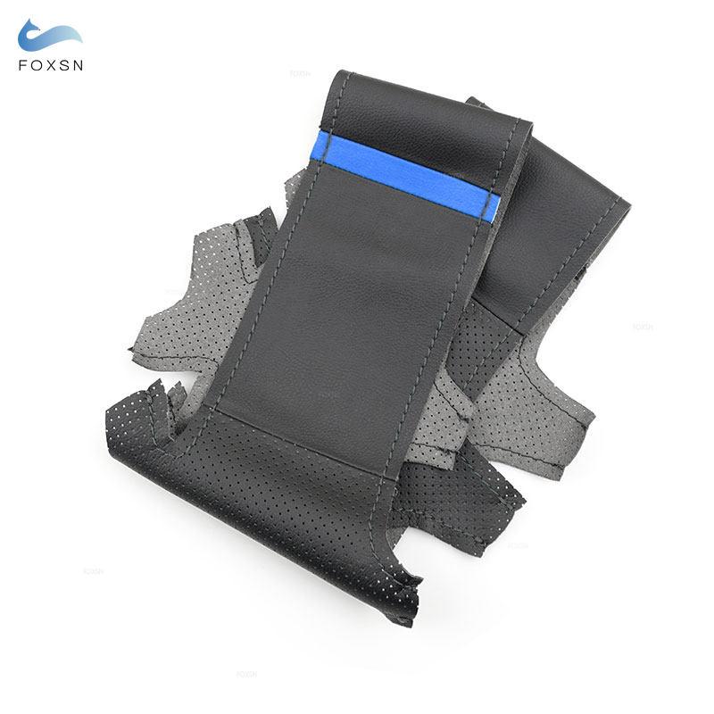 Car Accessories Inner Steering Wheel Cover Perforated Leather Trim For BMW M Sport E82 E87 E90 X1 E84 2011 2012 2013 Old Style