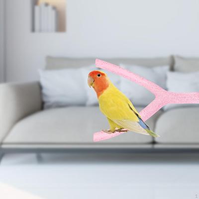Parrot Perch Stand Toy Bird Cage Climbing Accessories for Small Birds