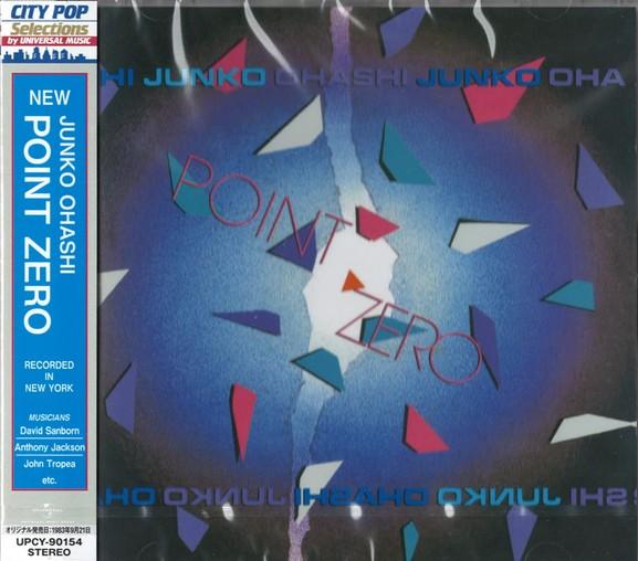 

CD JUNKO OHASHI POINT ZERO UPCY90154 UNIVERSAL MUSIC 2022 Japan Obi Japanese PopRock