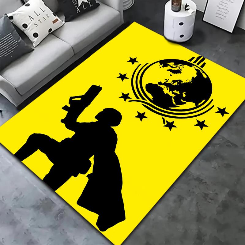 Epic Space Battle Carpet Rug For Living Room Bedroom Home Sofa Decoration Kids Play Nonslip Floor Mat