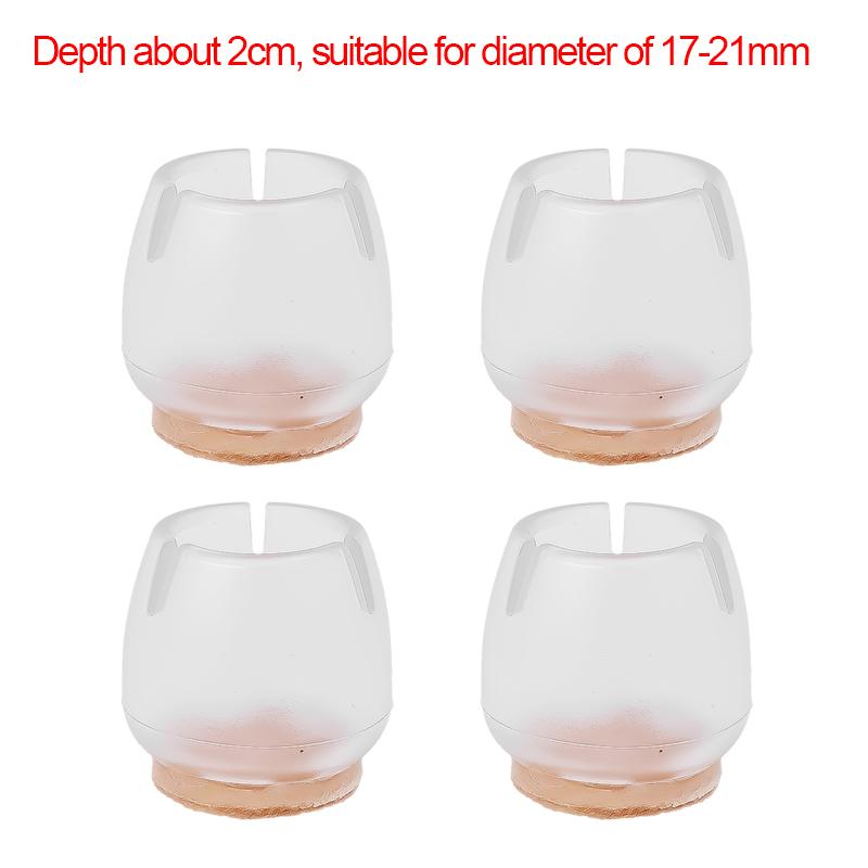 4/12Pcs Chair Legs Covers Hardwood Floor Protector Mat Furniture Table Legs Pads Felt Bottom Wrapped Anti Scratch Chair Leg Caps