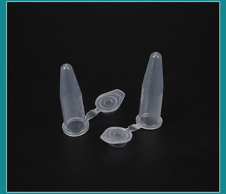 1.5ml Transparent Conical Centrifuge PCR Tubes, 500 Pcs/bag