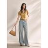 Women's High-Waist Straight-Leg Denim Jeans