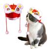 Chinese Festival Dog Costume Hat Halloween Party Dress Up Hat Cosplay Lion Cap