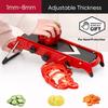 Mandoline Slicer for kitchen,Vegetable Onion Chopper, Potato Slicer Julienne Dicer Adjustable Thicknes