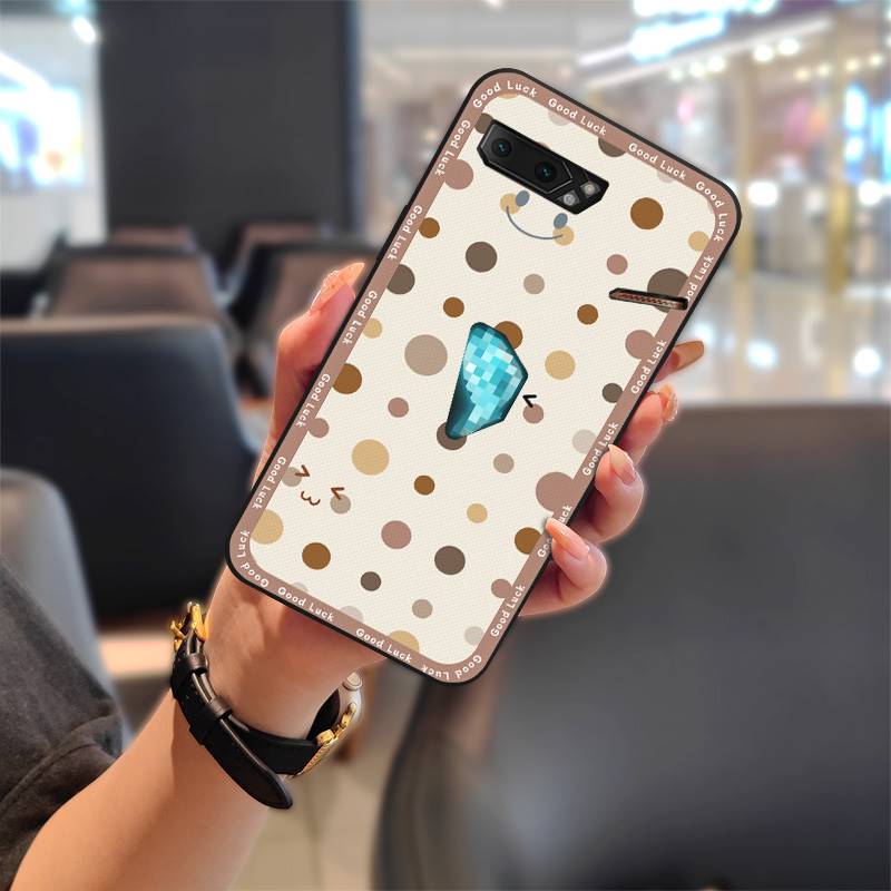 Dirt-resistant Fashion Design Phone Case For Asus ROG Phone II ZS660KL Soft Case Shockproof TPU Durable Cute Anti-dust