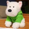 West Highland Puppy Plush Hoodie Doll - Cute Edamame Miko Gift for Girls