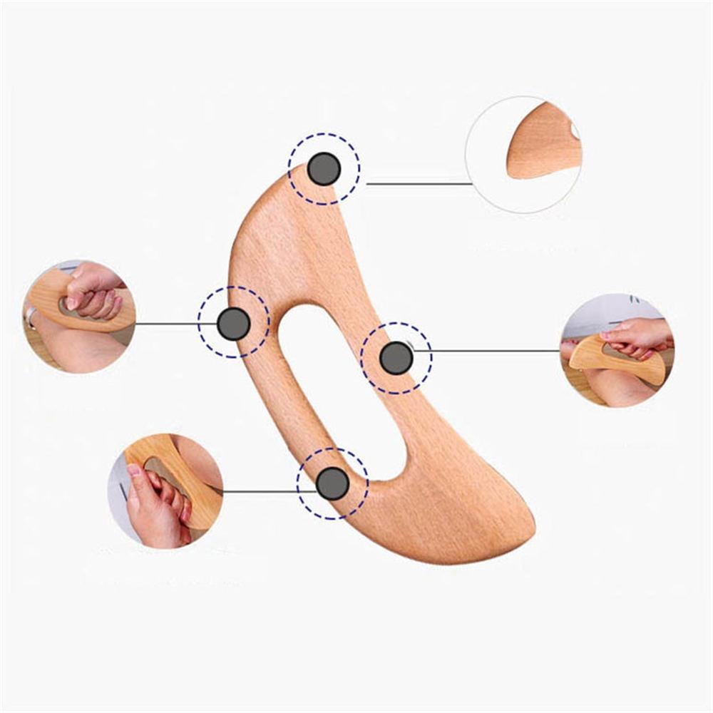 Wooden Gua Sha Tool Scraping Board Massage Tool Slimming Guasha Massage Board Gua Sha Scraper Body Massage Therapy Tool