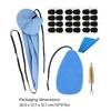 Premium Saxophone Maintenance Tools High Efficiency Cleaning Brushes Absorbent Swab And Cushion Guard For Musicians