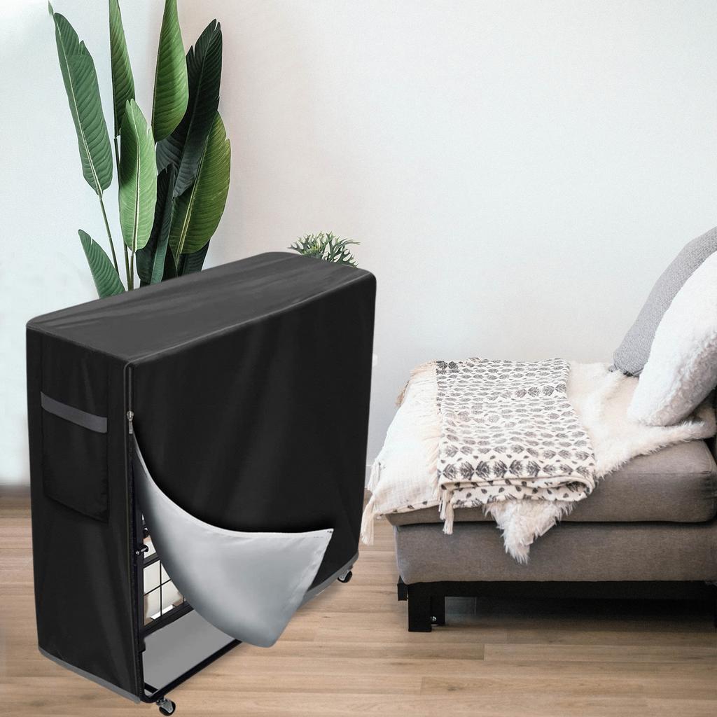 Klappbett-Abdeckung für den Außenbereich, 210D Oxford-Stoff, leicht zu reinigen, wasserabweisend, Klappbett-Aufbewahrungsabdeckung