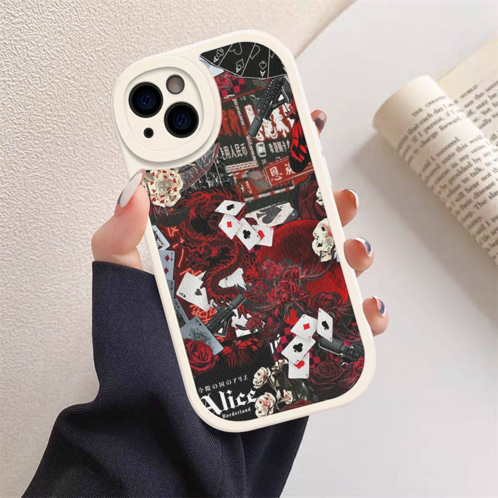 Alice In Borderland TV Suspense Phone Case For IPhone 16 15 14 13 12 11 Pro Max Plus Leather Cover