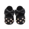 Cute Appearance Toddler Shoes Love Bow Newborn  First Walkers Cute Crib Shoes  First Steps