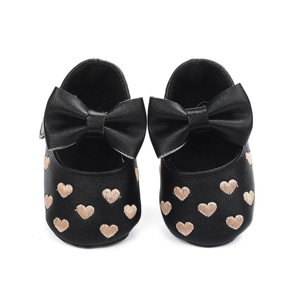 Cute Appearance Toddler Shoes Love Bow Newborn  First Walkers Cute Crib Shoes  First Steps