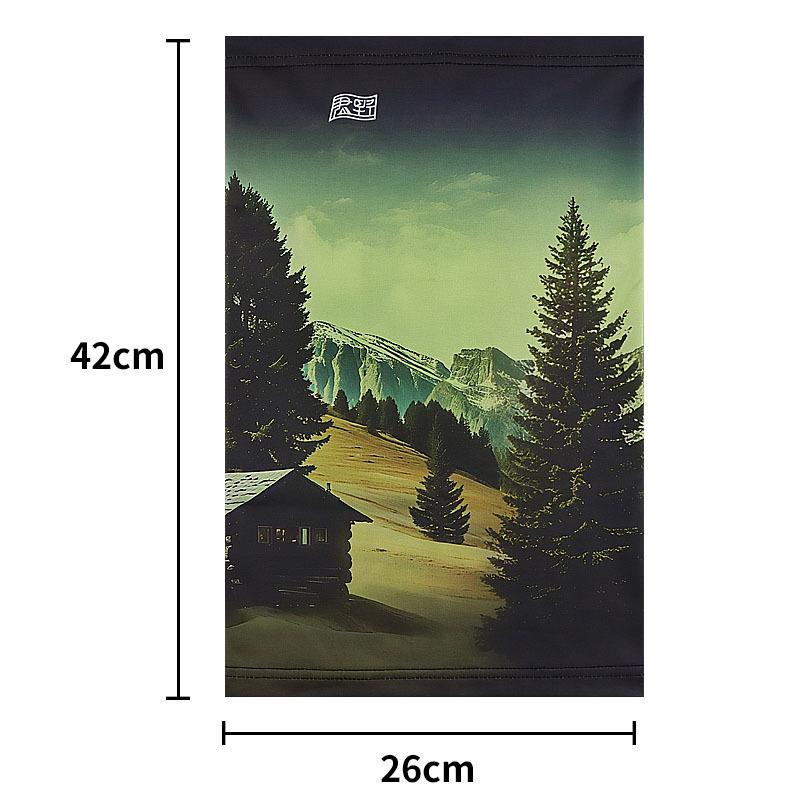 Unisex Fleece-Lined Neck Gaiter for Cycling: Windproof Mask & Cold Protection Neck Warmer.