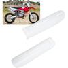 Acouto Motocross Front Fork Guard Covers for CR125 CR250 CE500 CRF450 CRF 250 Motocycle Fork Guard Protector White Front Shock Guard Cover