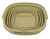 Captain Stag (CAPTAIN STAG) Folding Bucket, Soft Folding Bucket, Compact Storage, Khaki, UW-1534