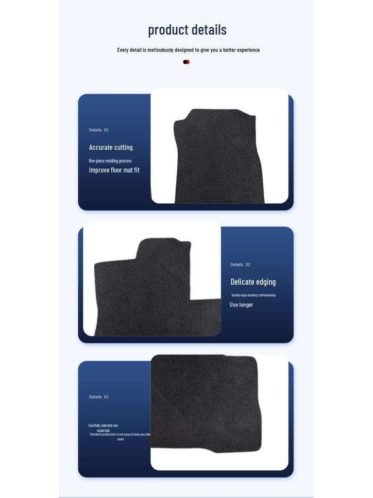 Durable Nylon Car Floor Mats for 2014-2020 Toyota RAV4