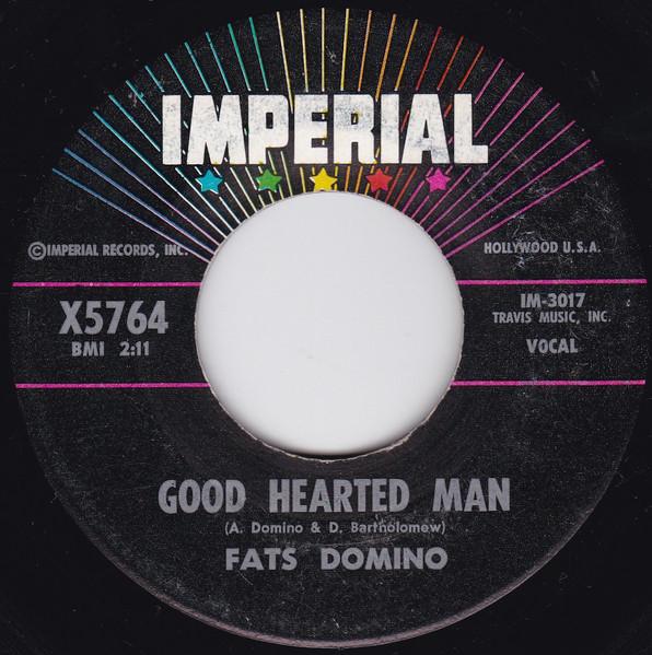 7inch Record FATS DOMINO - Good Hearted Man / Let The Four Win X5764 Imperial 1961 US Rock Used