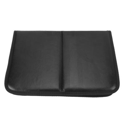 Faltbare Make-up Pinsel Organizer Tasche PU Leder Schmutzabweisend 14 Löcher Leichter Zugriff Reise Kosmetik