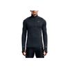 Nike Casual Sports Stand Collar Long Sleeve T-Shirt Men Tops Black Gray 683907-011