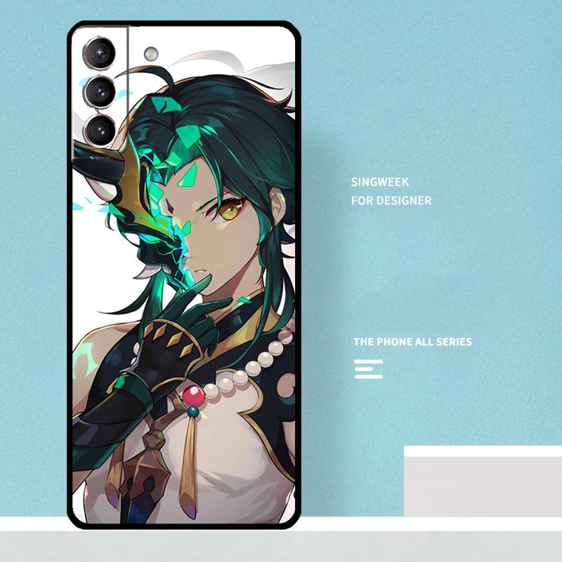Genshin Impact Xiao Case For Samsung Galaxy S25 Ultra S25 FE S20 S21 S22 S23 Plus S9 S10 S24 Ultra Phone Cover