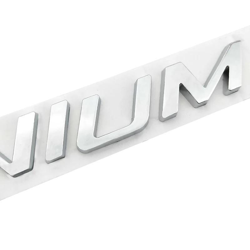 AGET4 3D Zinc Alloy Metal TITANIUM Logo Chrome Emblem Badge Decals Car Sticker Auto Tail Stickers for Ford Focus 2 Fiesta Kuga EDGE