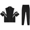 2025 Women's Stylish Two-Piece Summer Set: Short-Sleeved, Loose Stand-Up Collar, Slimming Casual Outfit