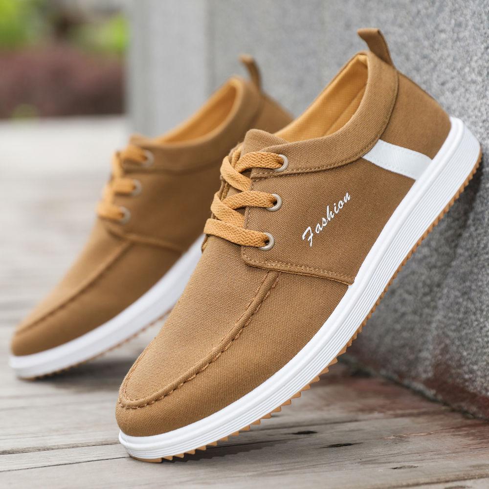 

Fashion Sneakers Moccasin Young Students Casual Shoes for Men Black Canvas In Promotion On Sale Man Shoe Classic Original Adults Deals 45