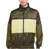 Nike Jackets Men's Olive Green Stand Collar Moderate Other CU6390-368