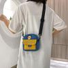 New Cute Girl Shoulder Bag Japanese Style Fashionable Canvas Bag Korean Version Colorful Small Size