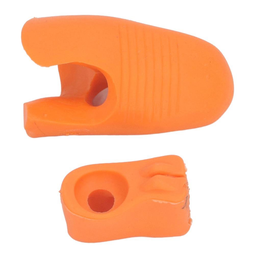 4PCS Rubber Violin Bow Grip Guide Orange Color Violin Bow Holder  Violin Teaching Aid