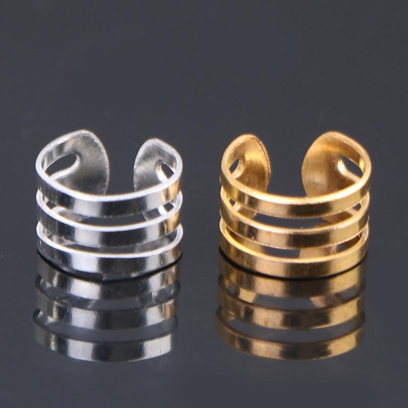 50ks nastavitelných vlasových copánků Korálky dredů Manžetové kroužky Příslušenství vlasových pomůcek