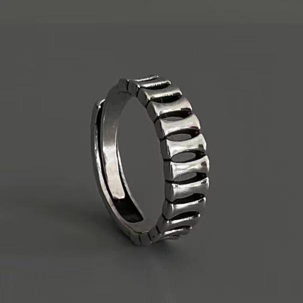 Ring Men's Ins Niche Design Cold Wind Men's Opening Adjustable Single Ring Ring