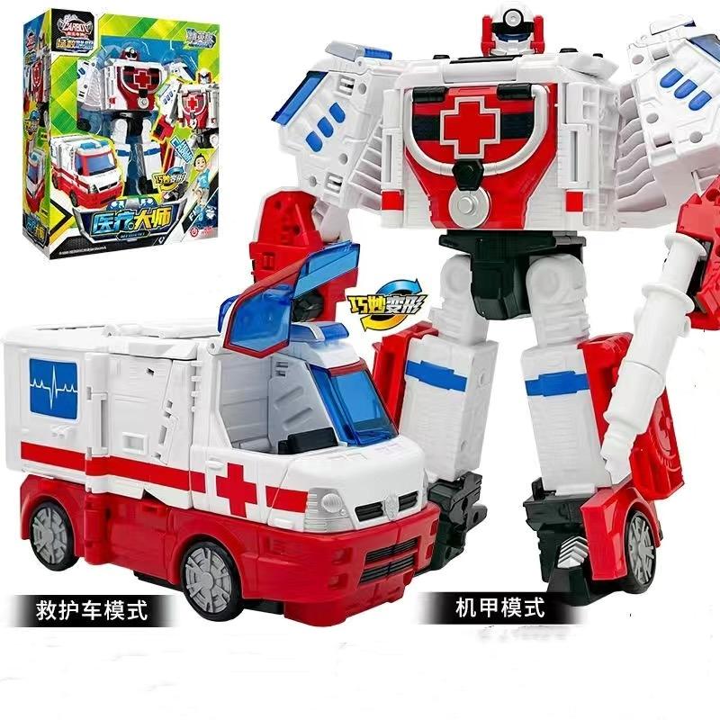 Hello Kabouter Transformer RICOSP AIENT Mechanical vehicle Car robot Rescue alliance Transformer car action figure Toy