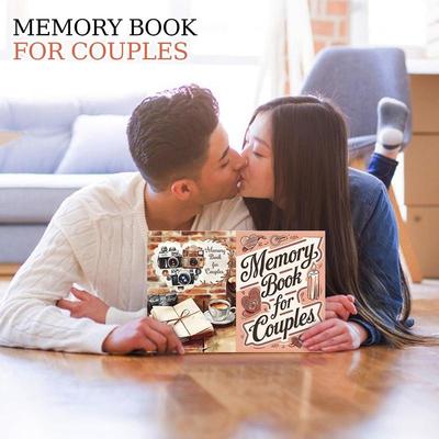 Párové scrapbookové album na fotografie 58 stran Scrapbookingové potřeby Zápisník Smysluplný design pro líbánky, lásku a vzpomínky