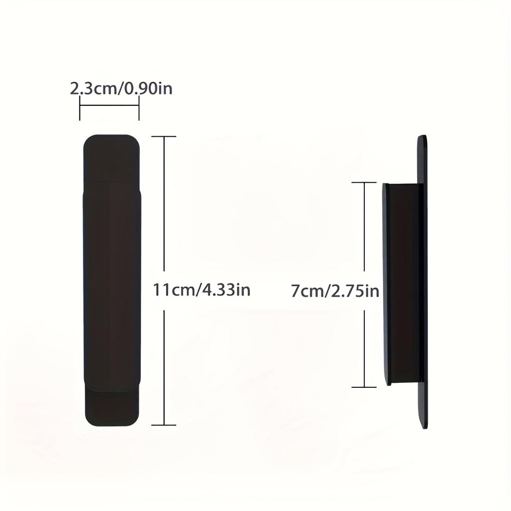 Classic Style Plastic Self-Adhesive Handles for Windows and Cabinets - Easy Installation, No Glue Required, Suitable for Glass, Tile