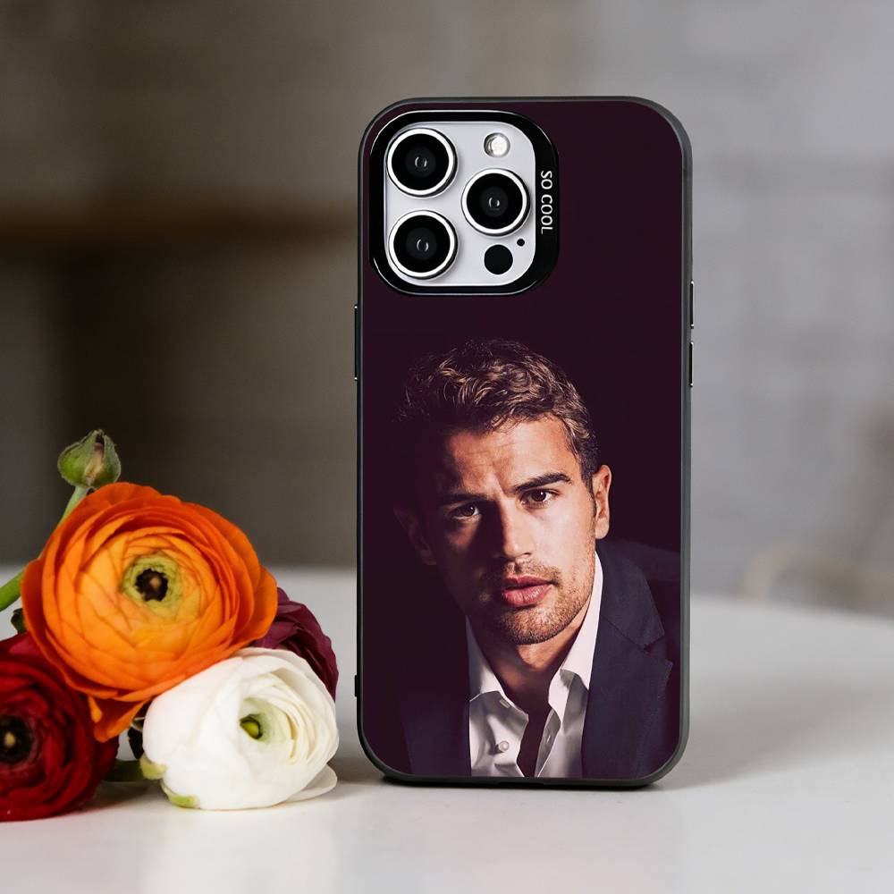 Etui na telefon aktora T-Theo Jamesa dla iPhone 17,16,15,14,13,12,11 Plus,Pro Max,XS,Kolorowe Srebrne Etui na telefon Funda Pokrowiec