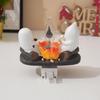 2025 Halloween Ghost Resin Lamp Figurine - Cute Tabletop Decoration