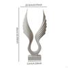 Abstract Sculpture Wing Statue Desktop Modern Spreading Figurine Collection for Cabinet Porch