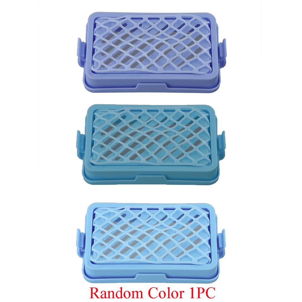 Elastic Mesh Durable Non Slip Portable Soap Saver Box Soap Box Soap Case Household Soap Tray Soap Case Bathroom Supplies синий