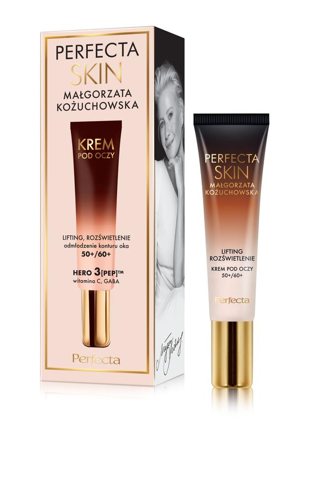 Perfecta Skin Małgorzata Kożuchowska 50+/60+ Krem Liftingująco-Rozświetlający Pod Oczy I Na Powieki 15 Ml