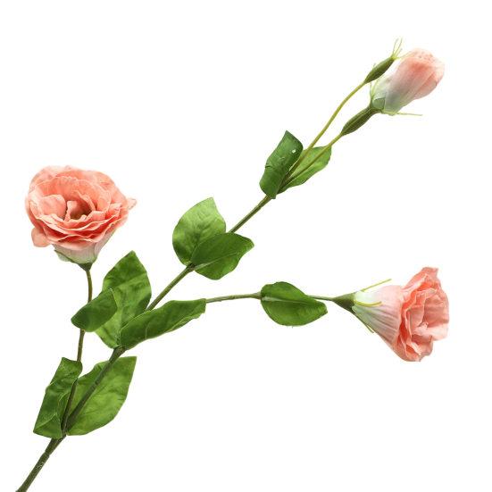 3 Branch Artificial Flower Bouquet with 3-Head Blooms Realistic Faux Silk Flower Bouquet with Stem for Wedding Party Home Office Decor