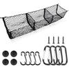 Cargo Net Trunk Bed Organizer For Ford/Dodge/GMC/Chevy Silverado/Toyota/Nissan/Honda Pickup Truck, 59" Longer Mesh Storage Net Grocery Holder Heavy
