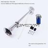 Universal 17inch Single Trumpet Car Air Horn 12V Compressor 150DB Super Loud Air Hose Car Horn Speaker for Truck Boat Motorcycle