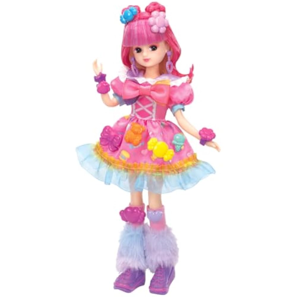 TAKARA TOMY (TAKARA TOMY) Licca-chan Doll LD-29 Neo Deco Larika-chan Dress Up Playhouse Toy 3 Yea...