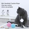 Lesă Retractabilă pentru Câine 2m Portabilă Ușor de Transportat Extensie Automată Lesă pentru Iepure Hamster Pui Pisică Animale Mici Plimbări în Aer Liber