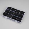 Heat Shrink Tubing: Various Specs, Easy Application, 900 pcs in Black Box.