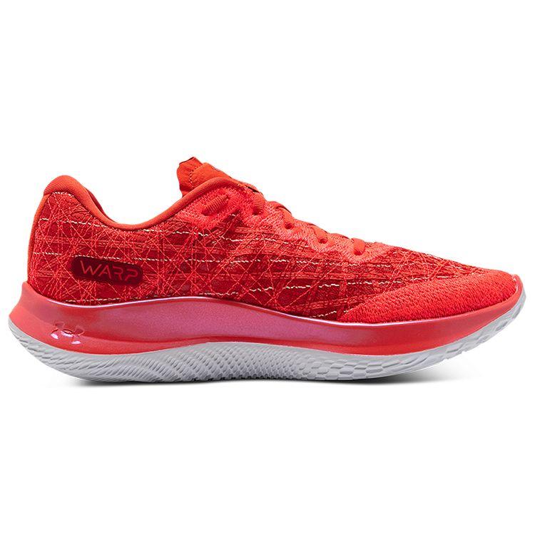 Under Armour Flow Velociti Wind Fashion Fabric Shock Absorption Durable Breathable Low-Top Running Shoes Men sneaker Venom-Red 3025204-600