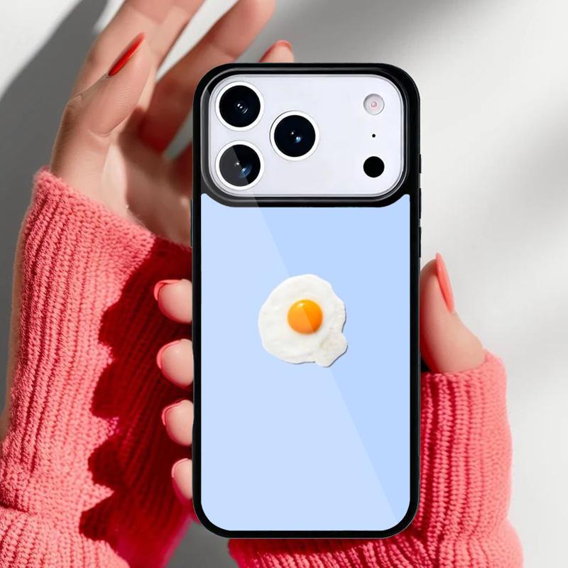 Minimalistic Pastel Egg Phone Case for iPhone 17 Air 16e 15 14 13 Pro Max Back Cover for 12 11 Pro Coque